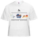 White 10 Miler T-shirt